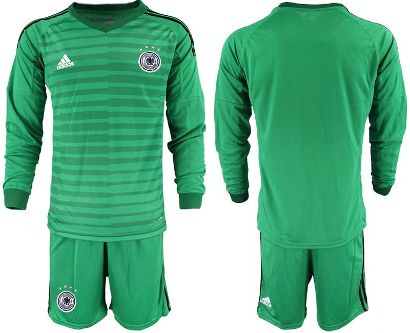 Men 2021 World Cup National Germany green long sleeve goalkeeper Soccer Jerseys